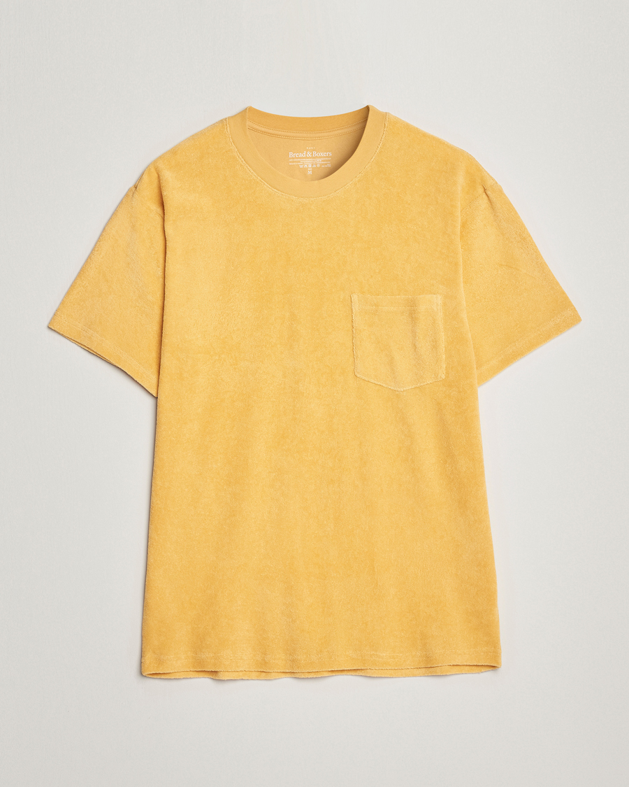 Herren | T-Shirts | Bread & Boxers | Terry Crew Neck T-Shirt Sahara Sun