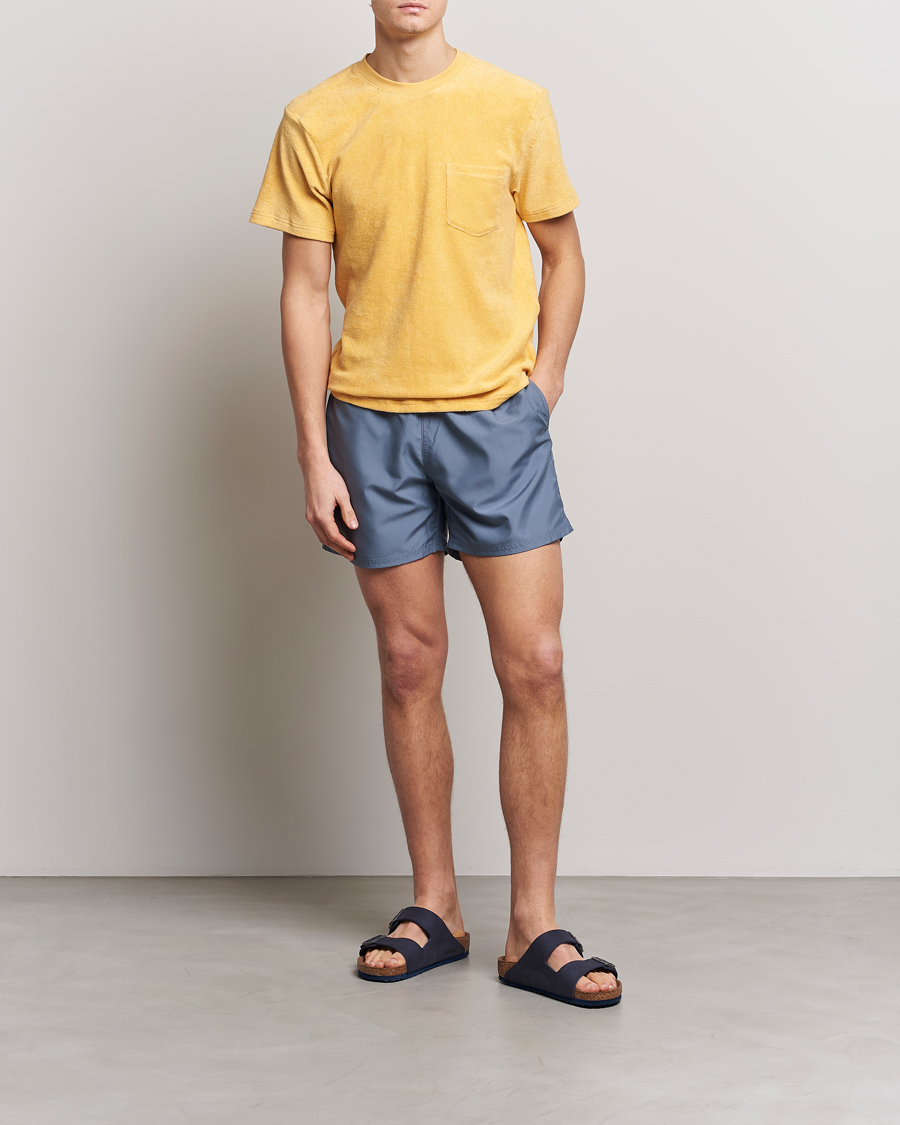 Herren | T-Shirts | Bread & Boxers | Terry Crew Neck T-Shirt Sahara Sun