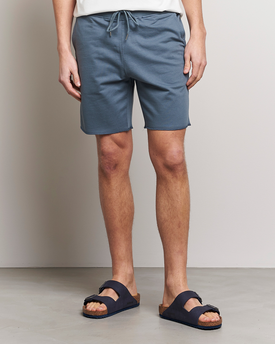 Herren | Shorts | Bread & Boxers | Loungewear Sweatshorts Smoky Blue