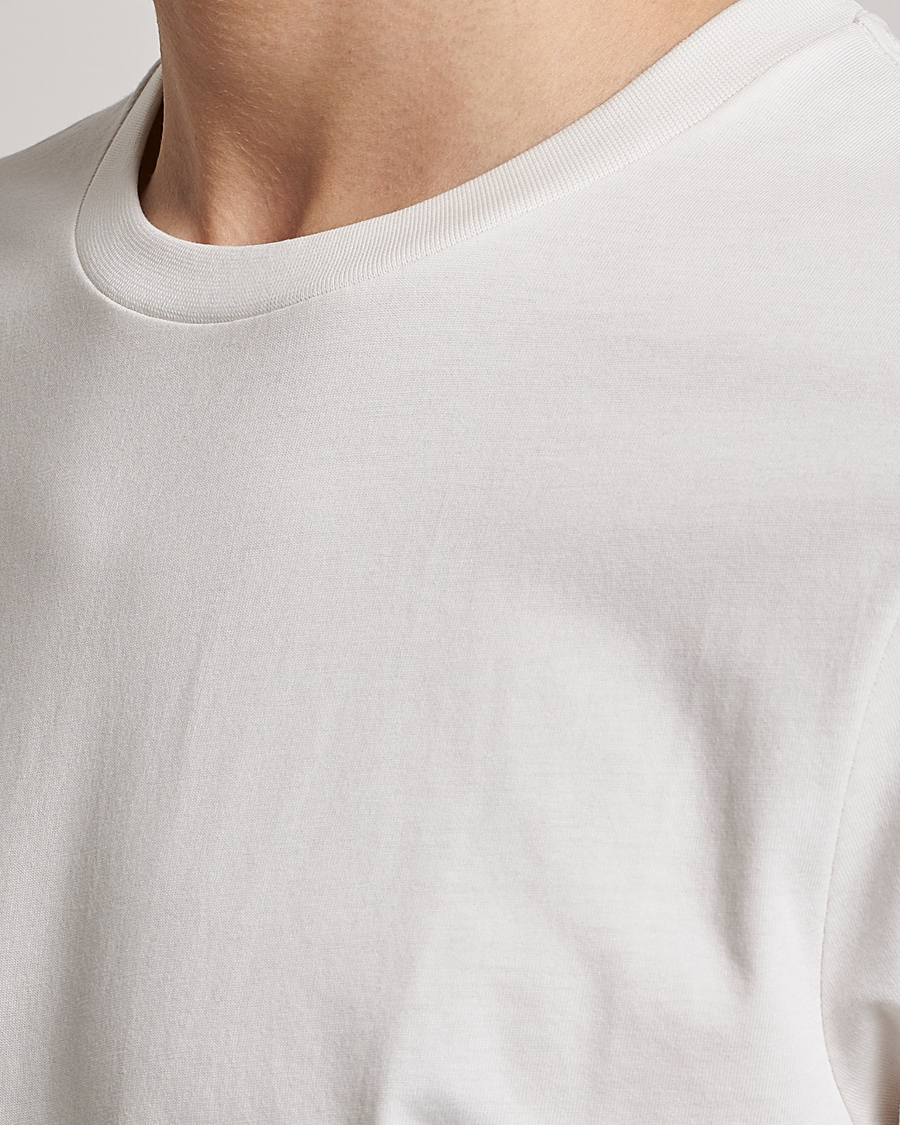 Herren | T-Shirts | Bread & Boxers | Heavy Cotton Crew Neck Tee Ivory