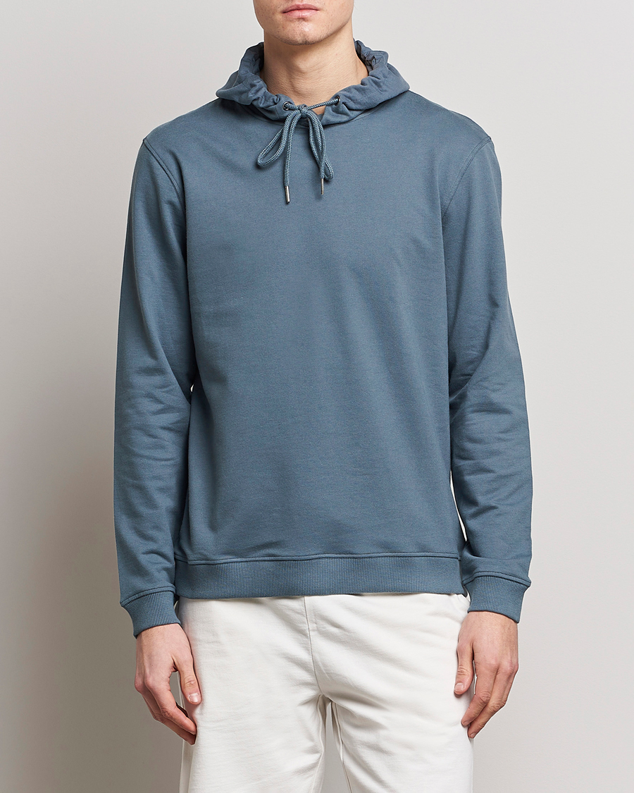 Herren | Pullover | Bread & Boxers | Loungwear Hoodie Smoky Blue