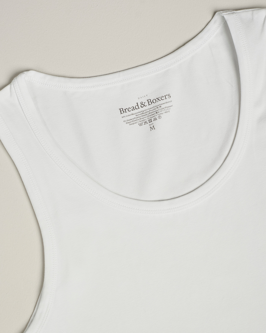 Herren | T-Shirts | Bread & Boxers | 2-Pack Tank Top White