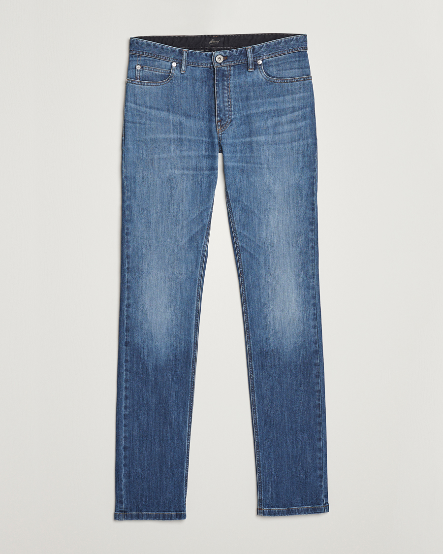 Herren | Jeans | Brioni | Slim Fit Denim Pants Blue Wash