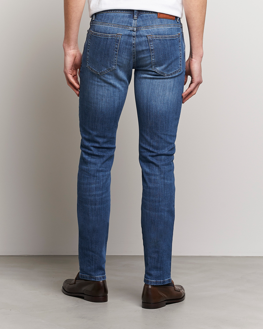 Herren | Jeans | Brioni | Slim Fit Denim Pants Blue Wash