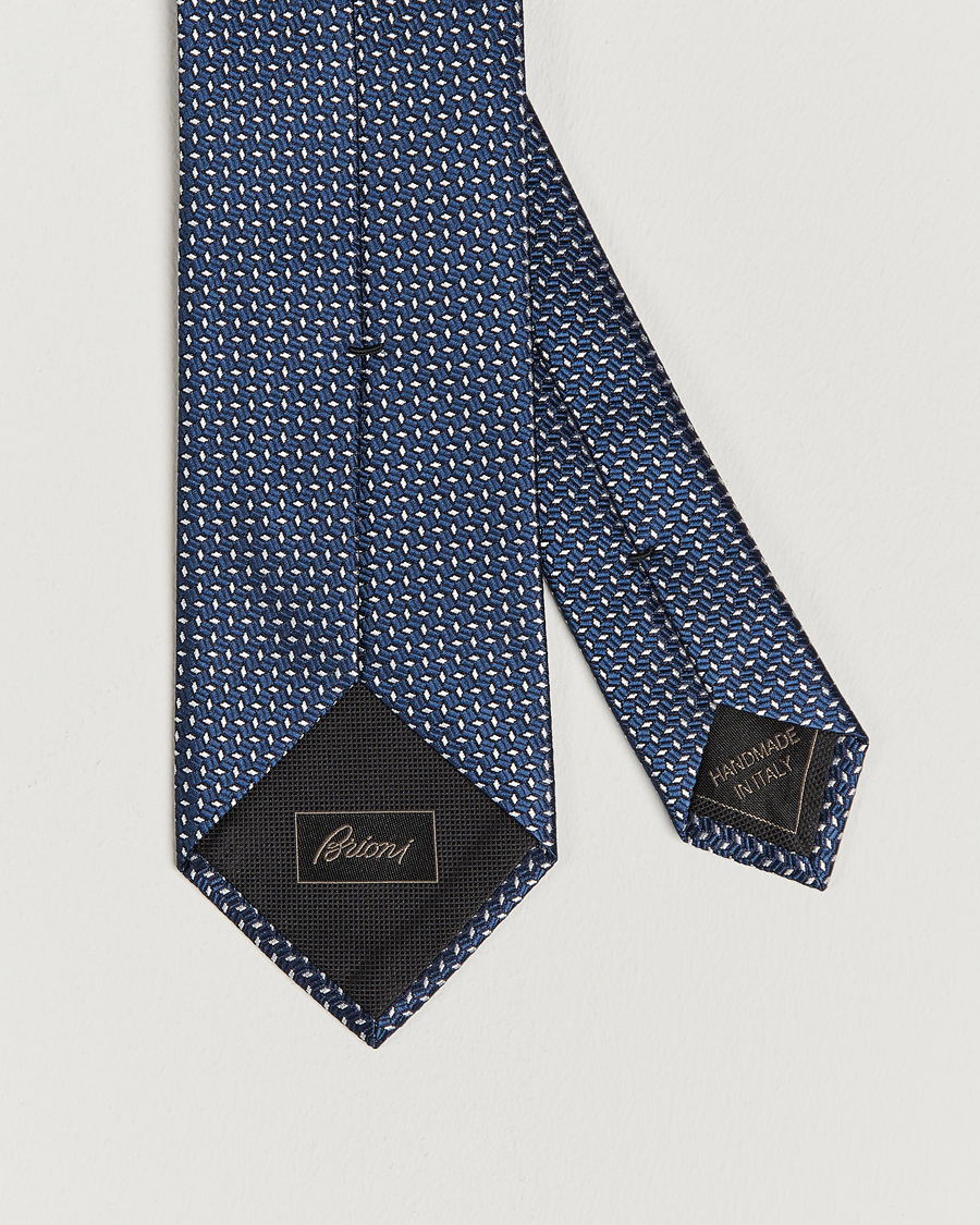 Herren | Brioni Microstructure Silk Tie Navy | Brioni | Microstructure Silk Tie Navy