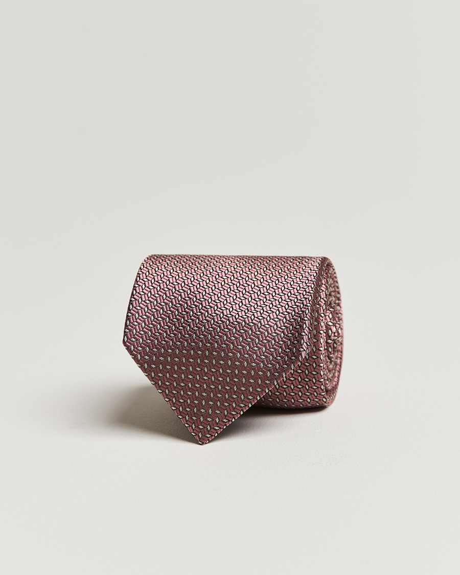 Herren | Brioni Microstructure Silk Tie Rosa | Brioni | Microstructure Silk Tie Rosa