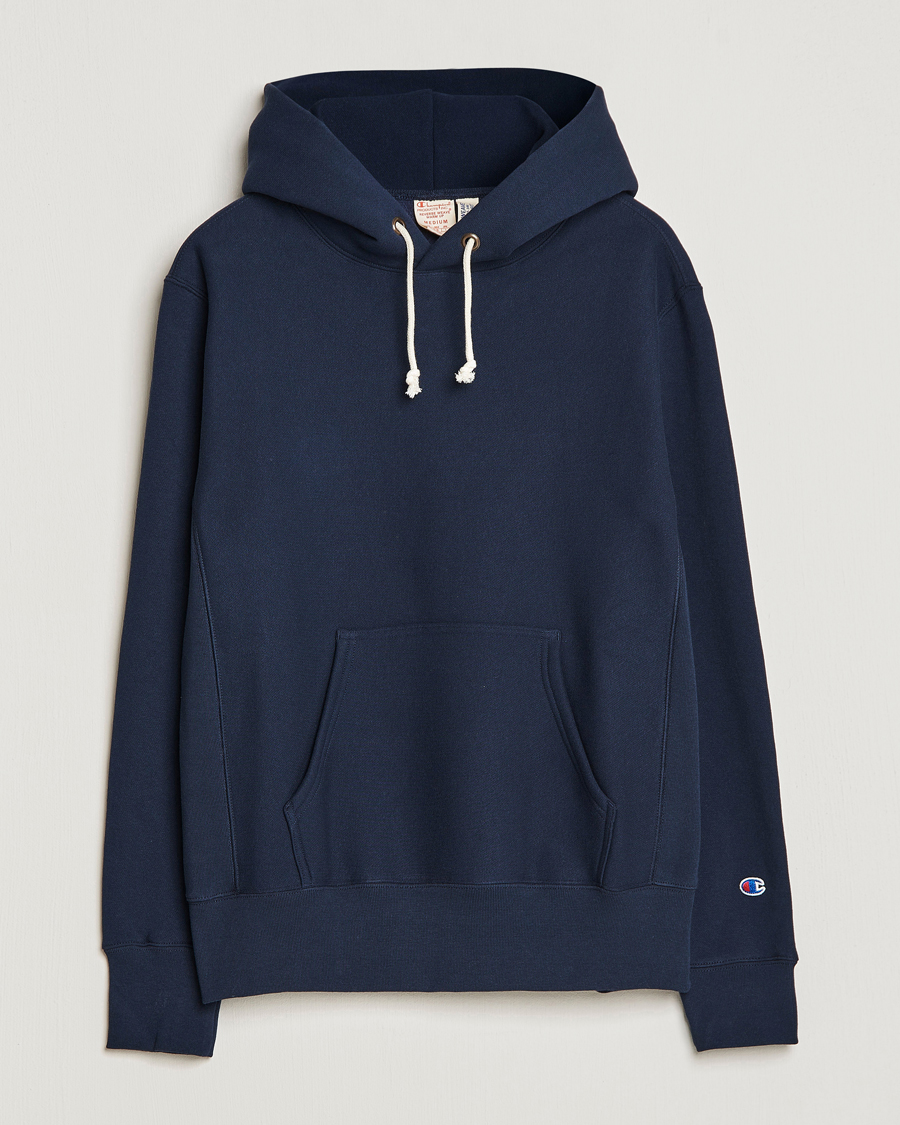 Herren | Pullover | Champion | Reverse Weave Soft Fleece Hood Navy