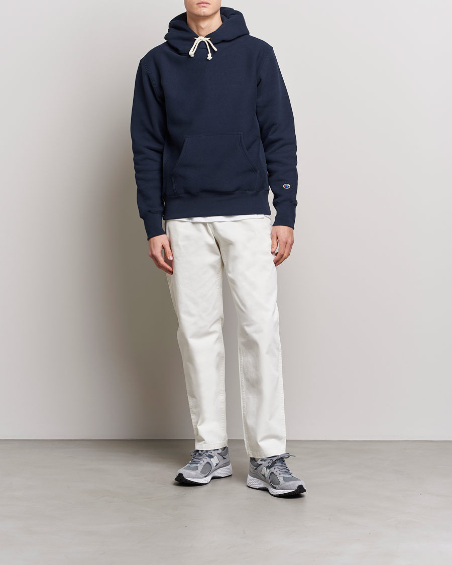 Herren | Pullover | Champion | Reverse Weave Soft Fleece Hood Navy