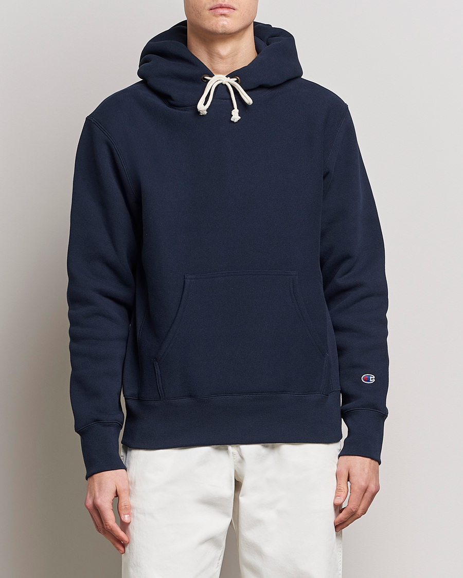 Herren | Pullover | Champion | Reverse Weave Soft Fleece Hood Navy