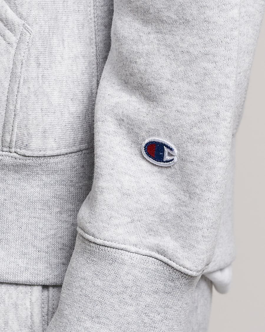 Herren | Pullover | Champion | Reverse Weave Soft Fleece Hood Grey Melange