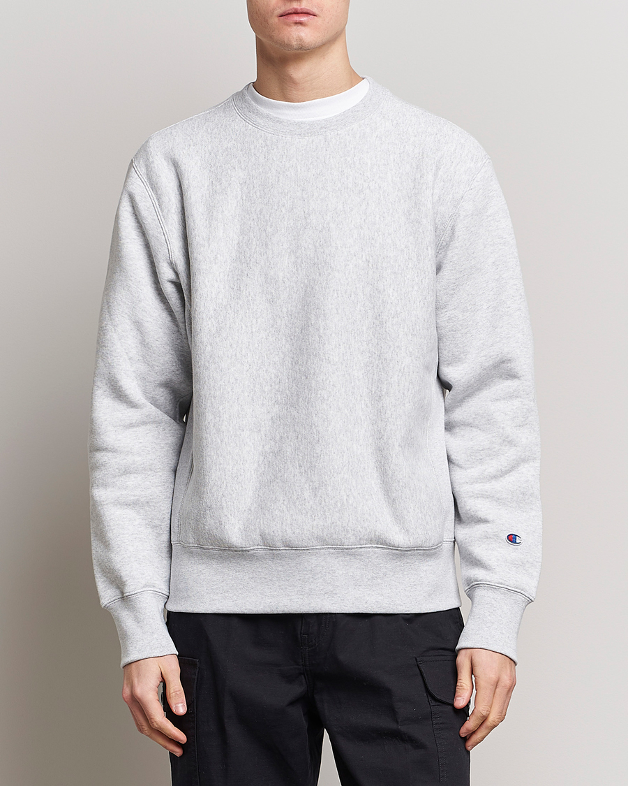 Herren | Pullover | Champion | Reverse Weave Soft Fleece Sweatshirt Grey Melange