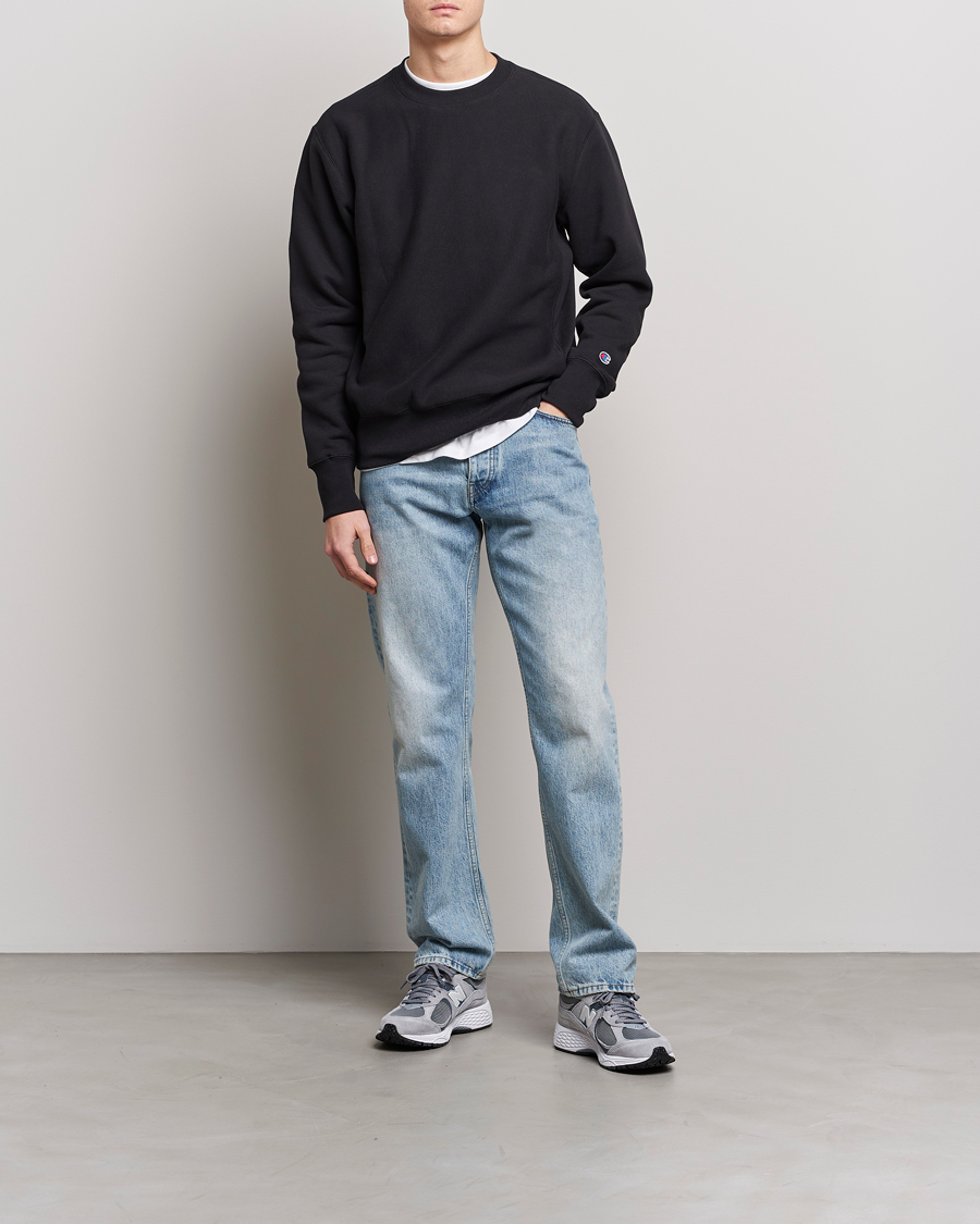 Herren | Pullover | Champion | Reverse Weave Soft Fleece Sweatshirt Black