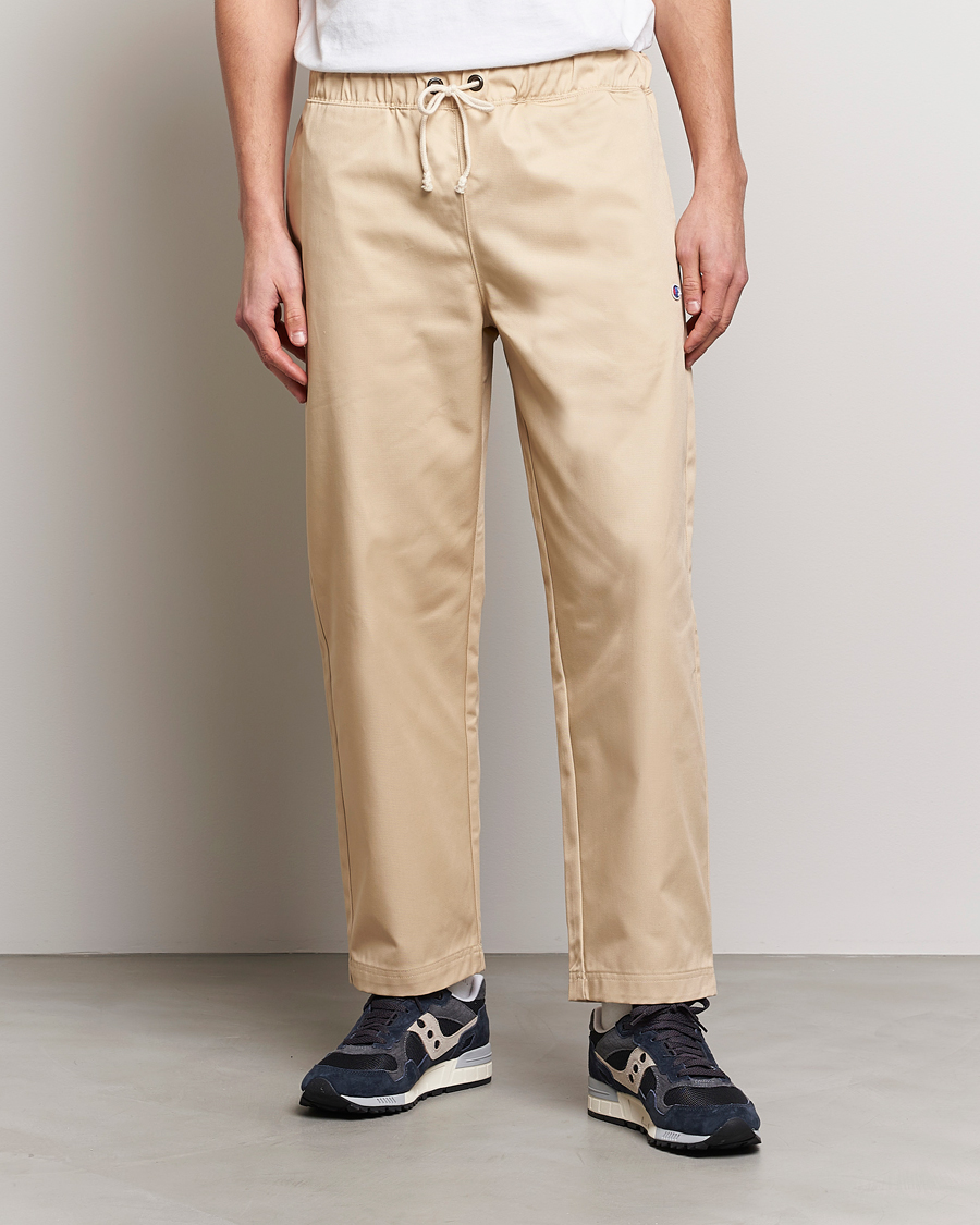 Herren | Hosen | Champion | Straight Fit Twill Drawstring Pants Irish Cream