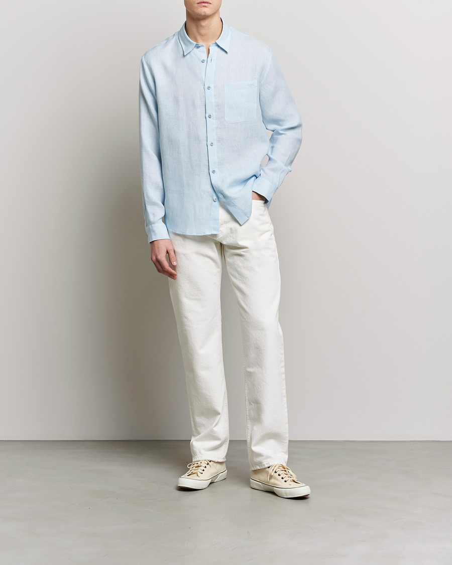 Herren | Hemden | A.P.C. | Cassel Linen Shirt Light Blue