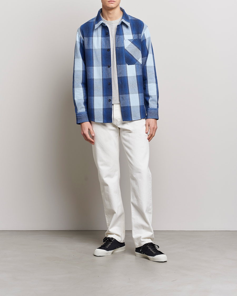 Herren | Hemden | A.P.C. | Basile Shirt Jacket Blue Plaid