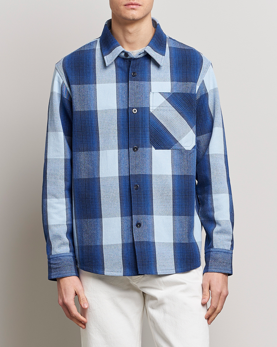 Herren | Hemden | A.P.C. | Basile Shirt Jacket Blue Plaid