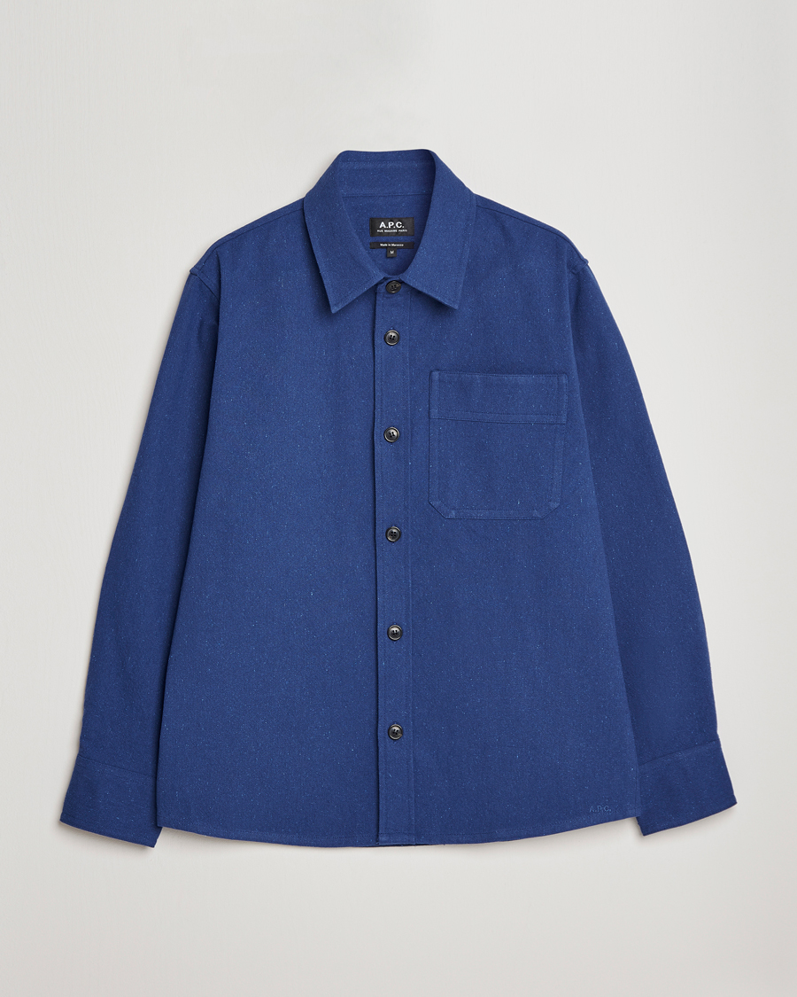 Herren | Hemden | A.P.C. | Basile Cotton Shirt Jacket Navy