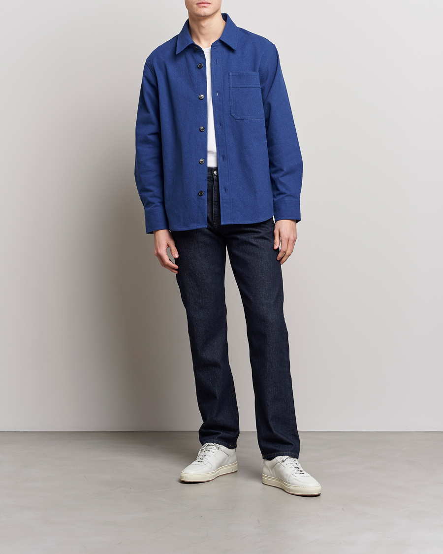Herren | Hemden | A.P.C. | Basile Cotton Shirt Jacket Navy