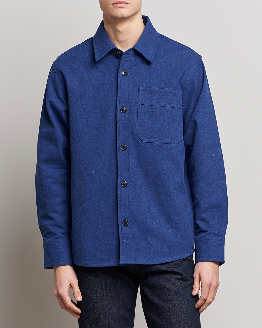 Herren | Hemden | A.P.C. | Basile Cotton Shirt Jacket Navy