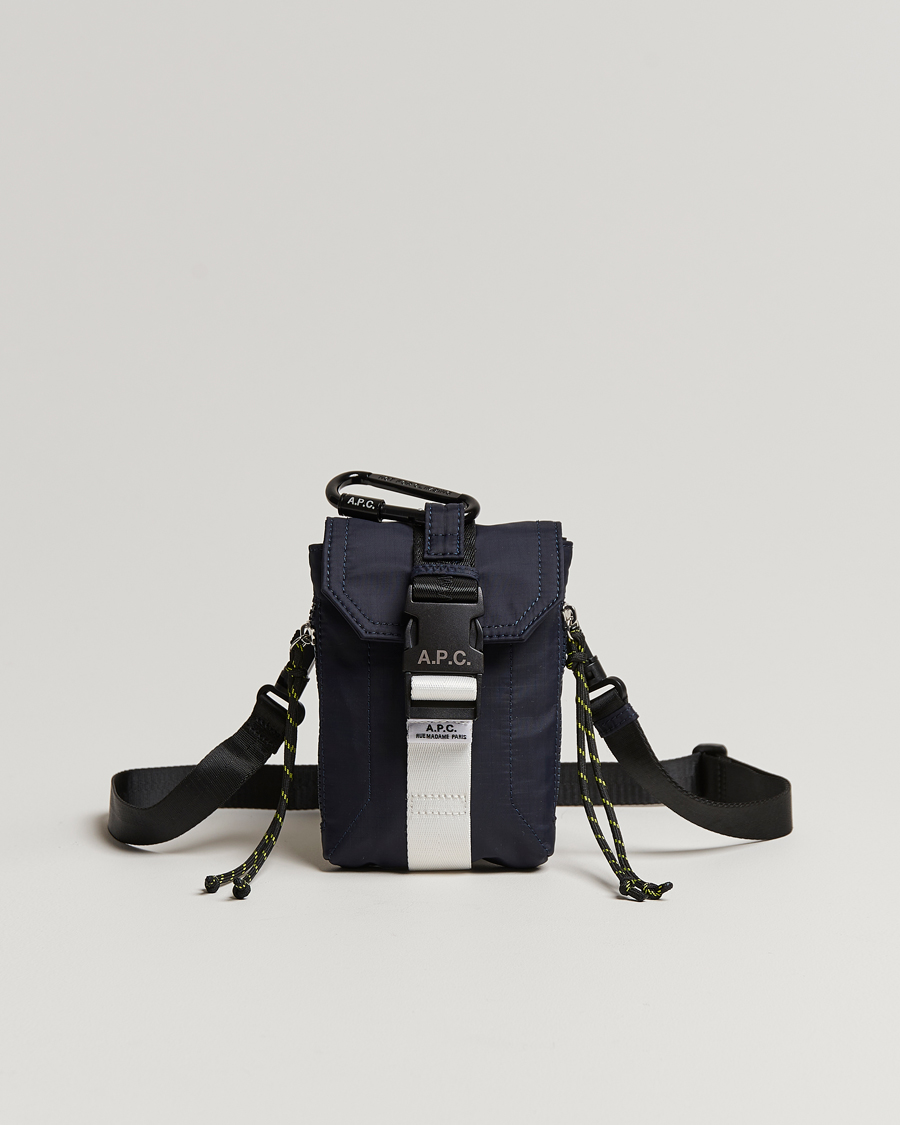 Herren | A.P.C. Trek Crossbody Pouch Dark Navy | A.P.C. | Trek Crossbody Pouch Dark Navy