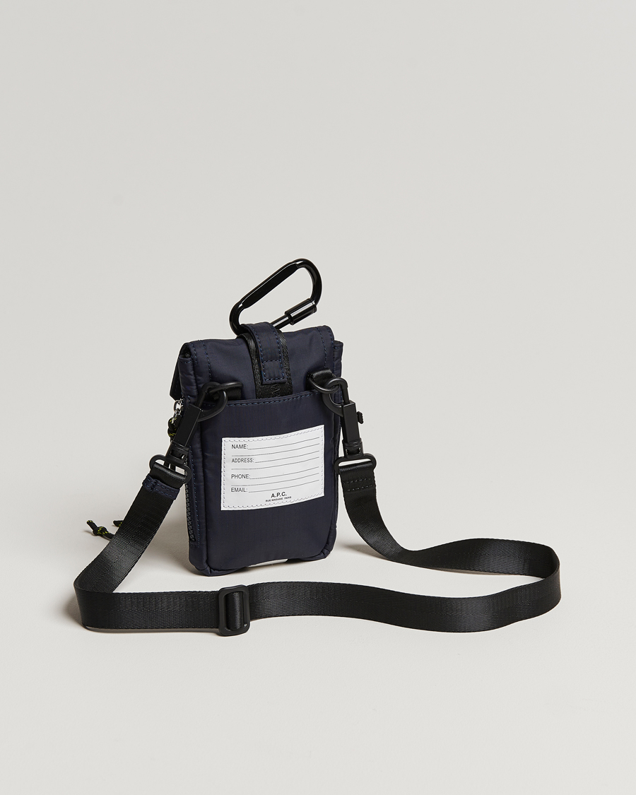 Herren | A.P.C. Trek Crossbody Pouch Dark Navy | A.P.C. | Trek Crossbody Pouch Dark Navy
