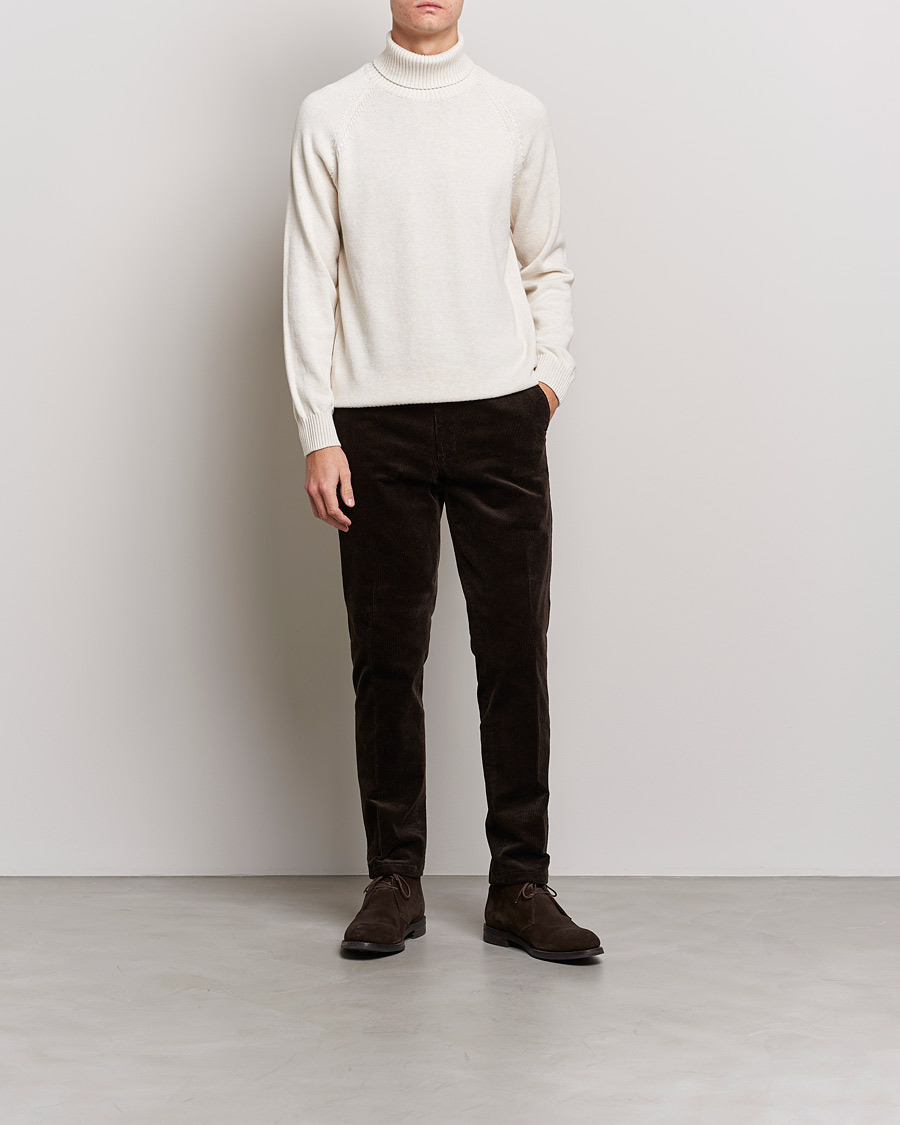 Herren | Pullover | Oscar Jacobson | Connery Cotton Rollneck Off White