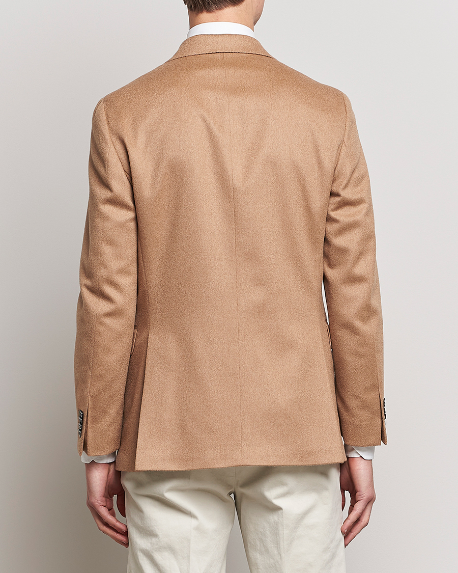 Herren | Sakkos | Oscar Jacobson | Farries Baby Camelhair DB Blazer Light Camel