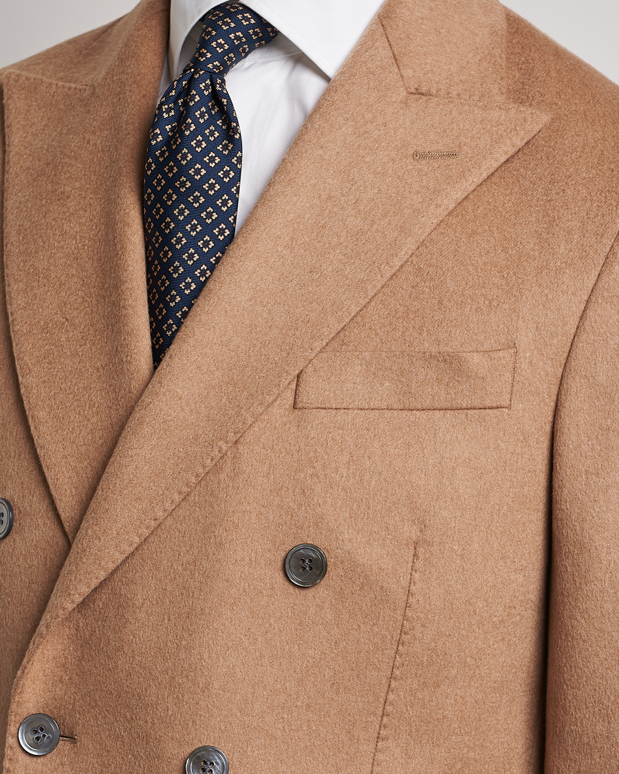 Herren | Sakkos | Oscar Jacobson | Farries Baby Camelhair DB Blazer Light Camel