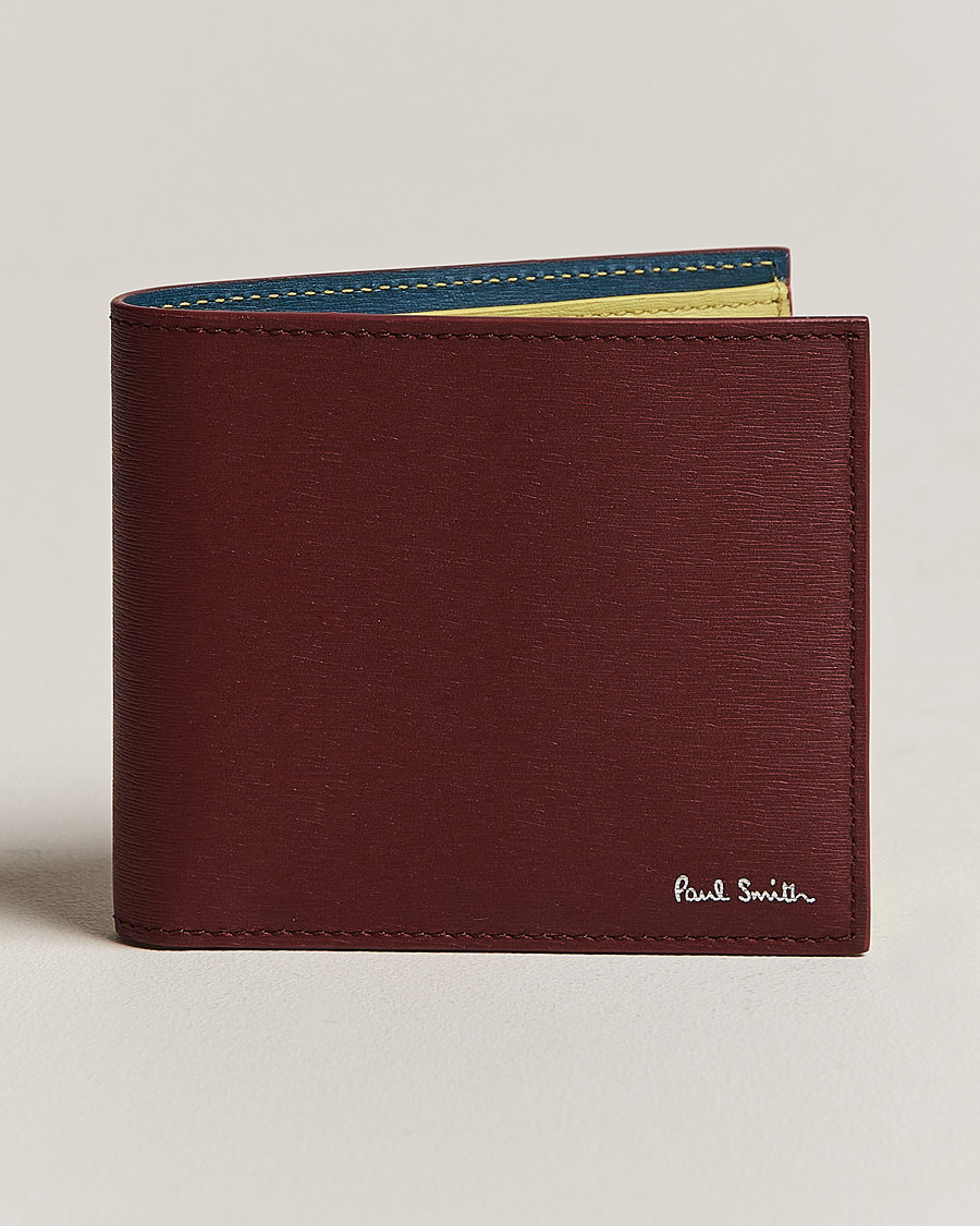 Herren | Paul Smith Color Leather Wallet Wine Red | Paul Smith | Color Leather Wallet Wine Red
