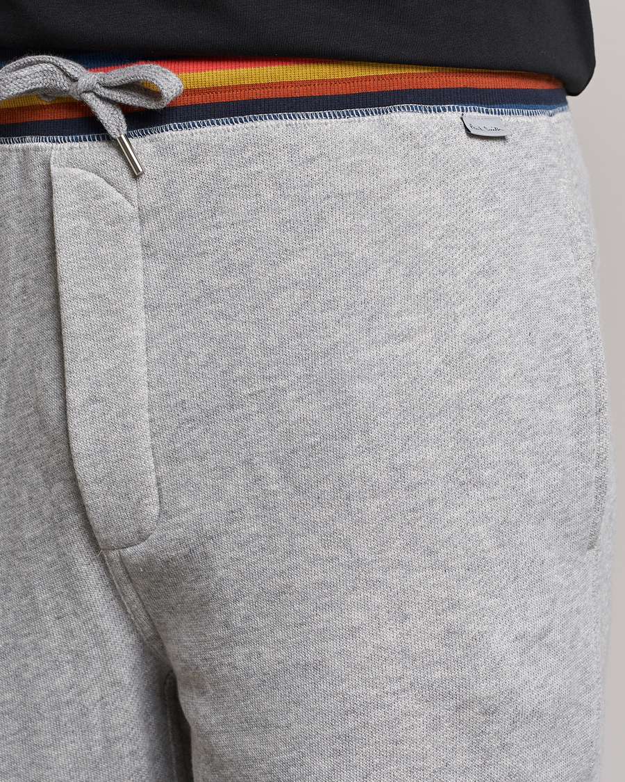 Herren | Paul Smith Bright Stripe Sweat Pant Grey | Paul Smith | Bright Stripe Sweat Pant Grey