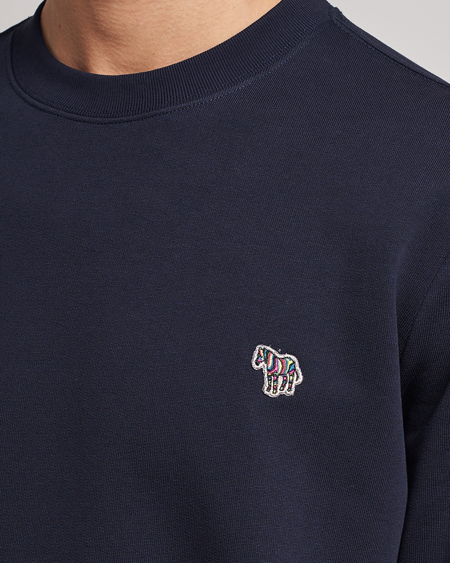 Herren | Pullover | PS Paul Smith | Zebra Organic Cotton Sweatshirt Navy