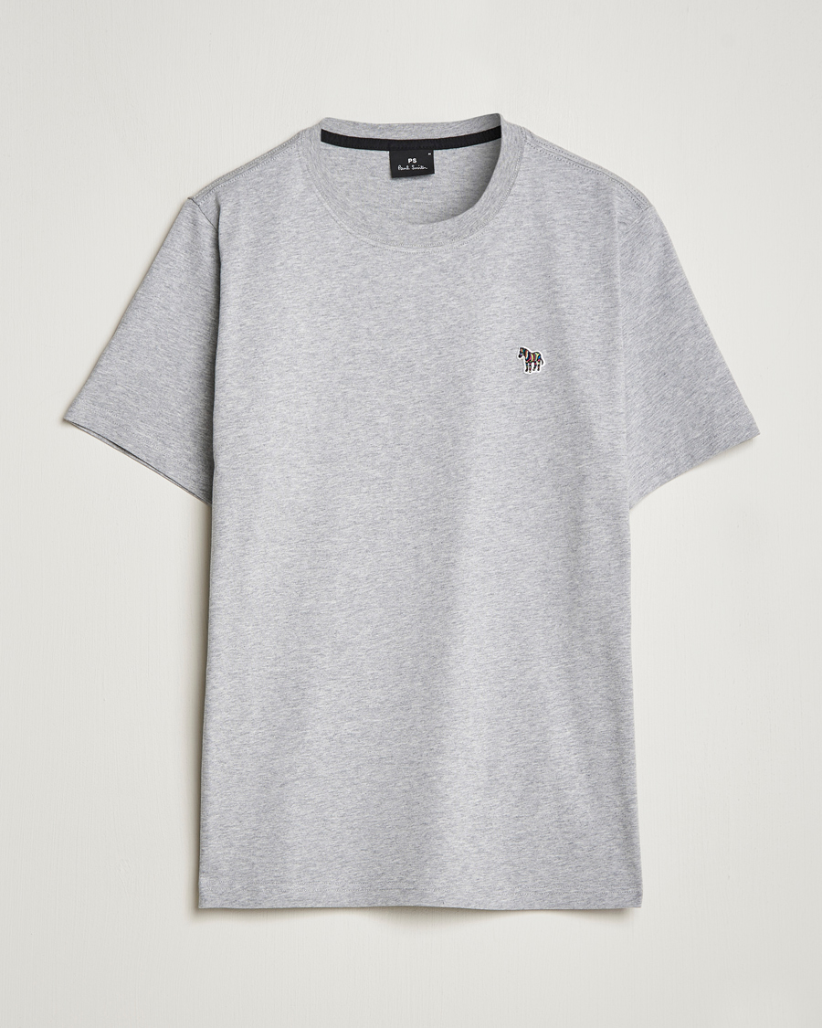 Herren | T-Shirts | PS Paul Smith | Organic Cotton Zebra T-Shirt Grey