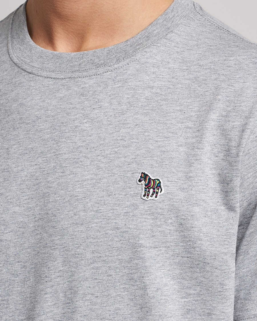 Herren | T-Shirts | PS Paul Smith | Organic Cotton Zebra T-Shirt Grey
