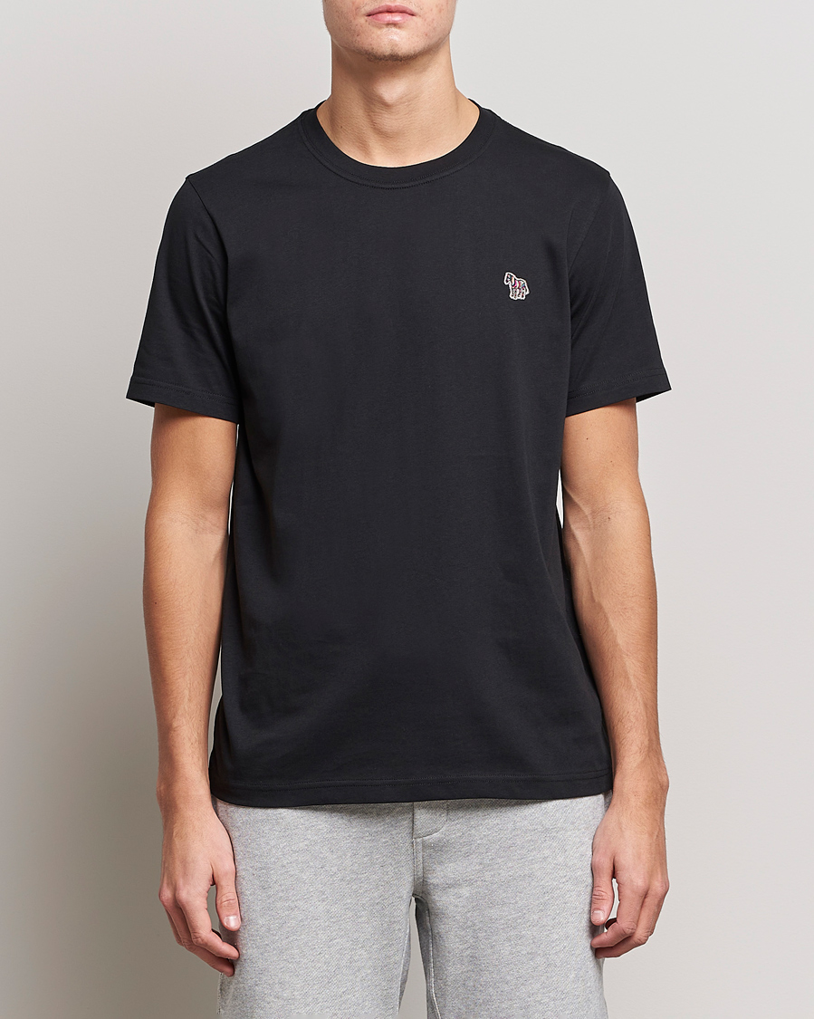 Herren | PS Paul Smith | PS Paul Smith | Classic Organic Cotton Zebra T-Shirt Black