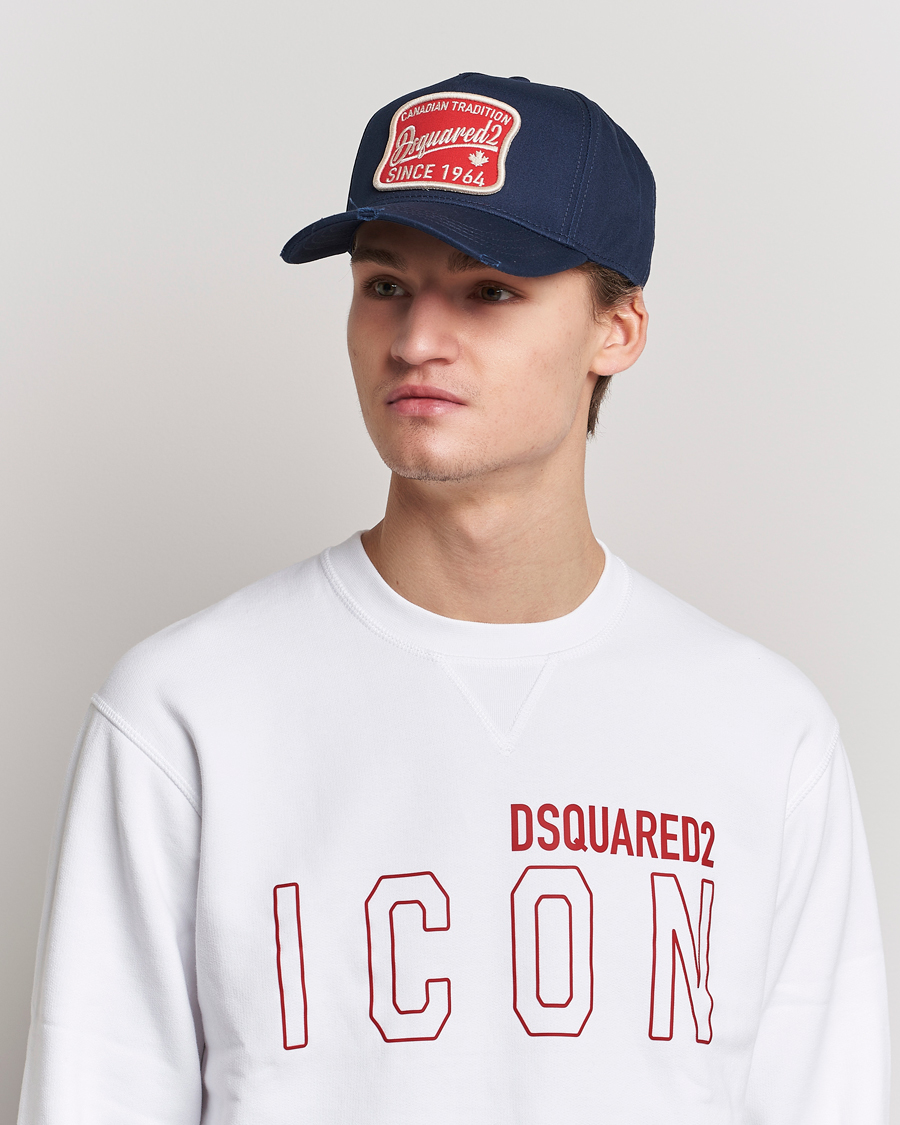 Herren | Dsquared2 Canadian Tradition Baseball Cap Navy | Dsquared2 | Canadian Tradition Baseball Cap Navy