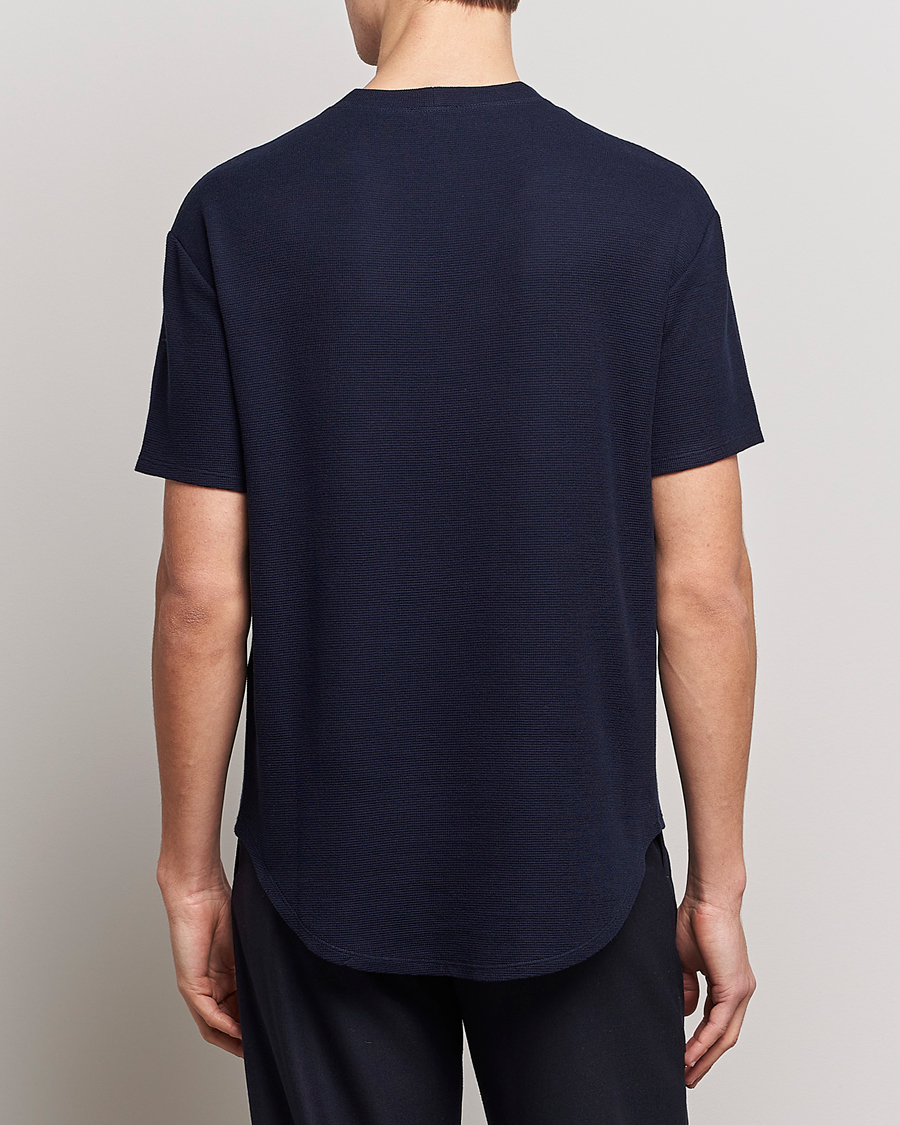 Herren | T-Shirts | Giorgio Armani | Cotton/Cashmere T-Shirt Navy