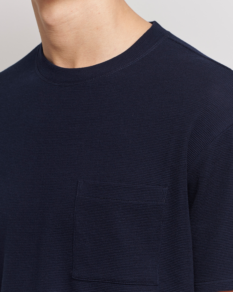 Herren | T-Shirts | Giorgio Armani | Cotton/Cashmere T-Shirt Navy