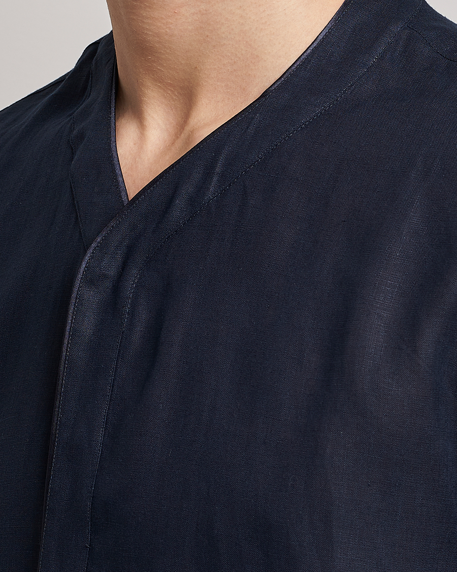 Herren | Hemden | Giorgio Armani | Linen Guru Shirt Navy