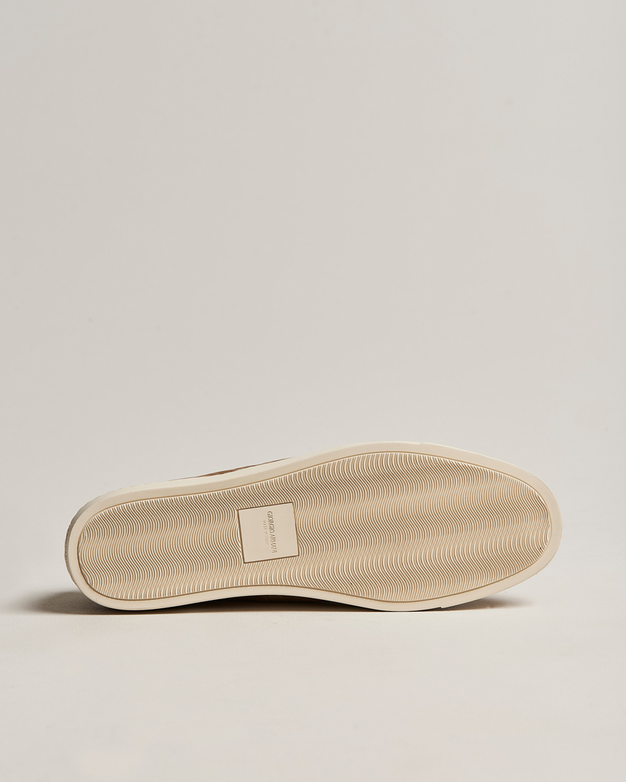 Herren | Giorgio Armani Suede Casual Shoe Brown | Giorgio Armani | Suede Casual Shoe Brown