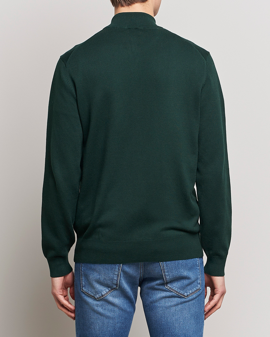 Herren | Pullover | BOSS BLACK | Palano Knitted Full-Zip Open Green