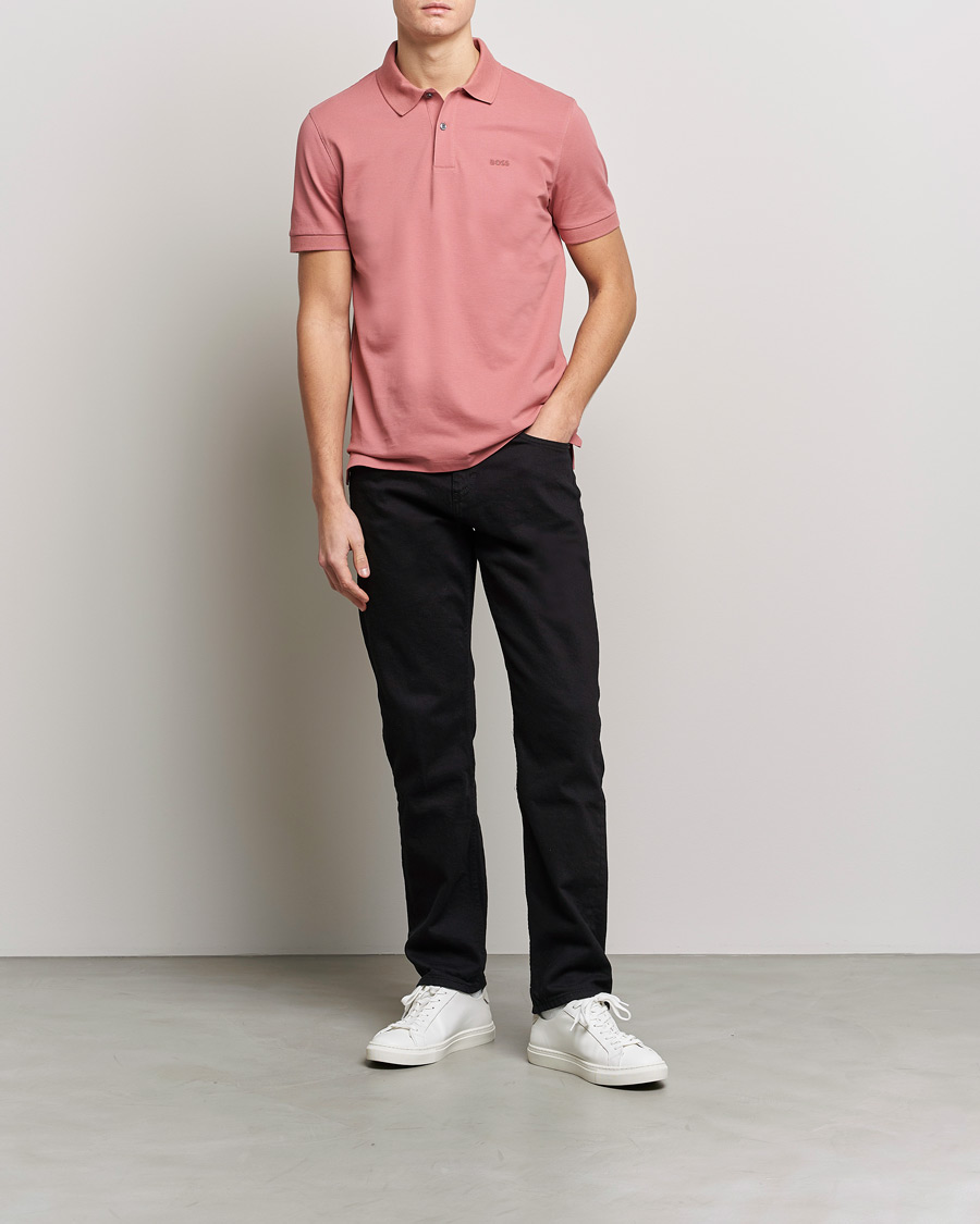Herren | Poloshirts | BOSS BLACK | Pallas Polo Open Pink
