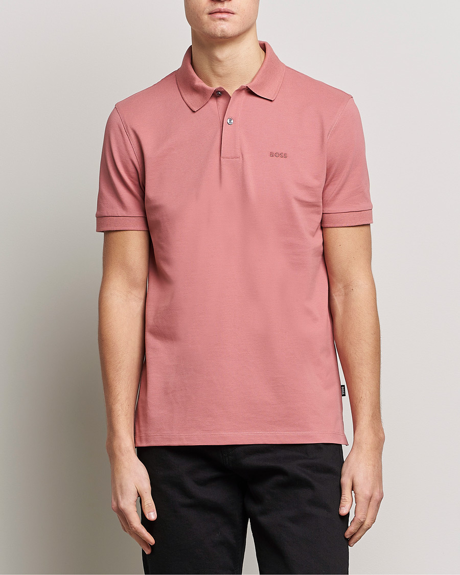 Herren | Poloshirts | BOSS BLACK | Pallas Polo Open Pink