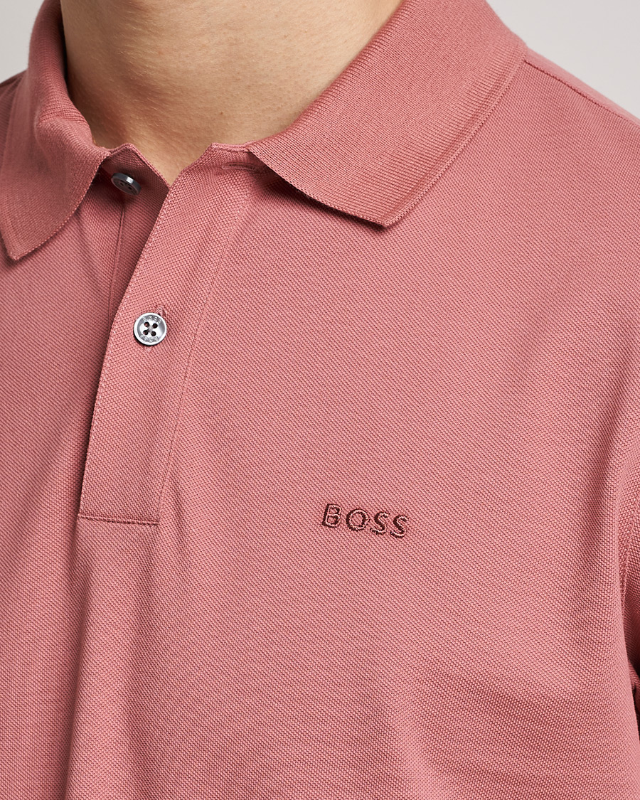 Herren | Poloshirts | BOSS BLACK | Pallas Polo Open Pink