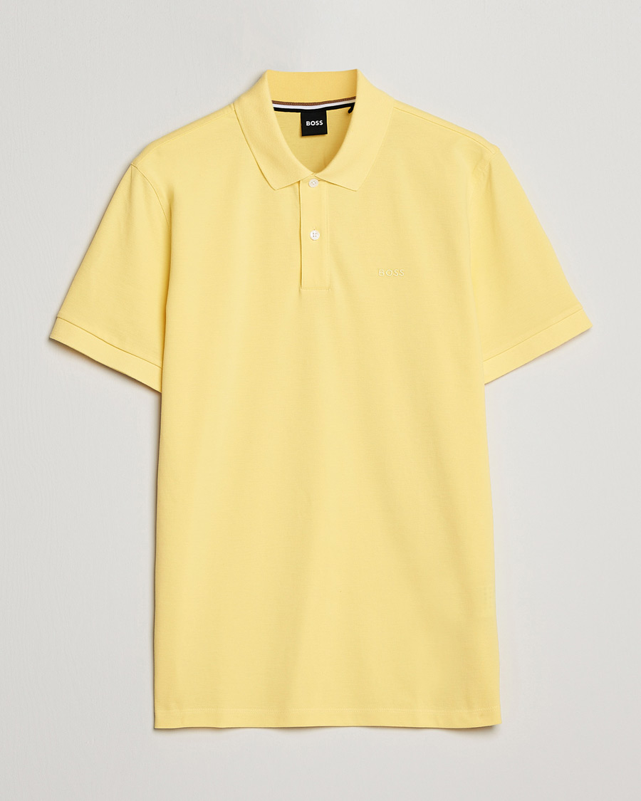Herren | Poloshirts | BOSS BLACK | Pallas Polo Bright Yellow