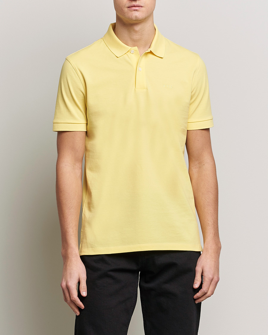 Herren | Poloshirts | BOSS BLACK | Pallas Polo Bright Yellow