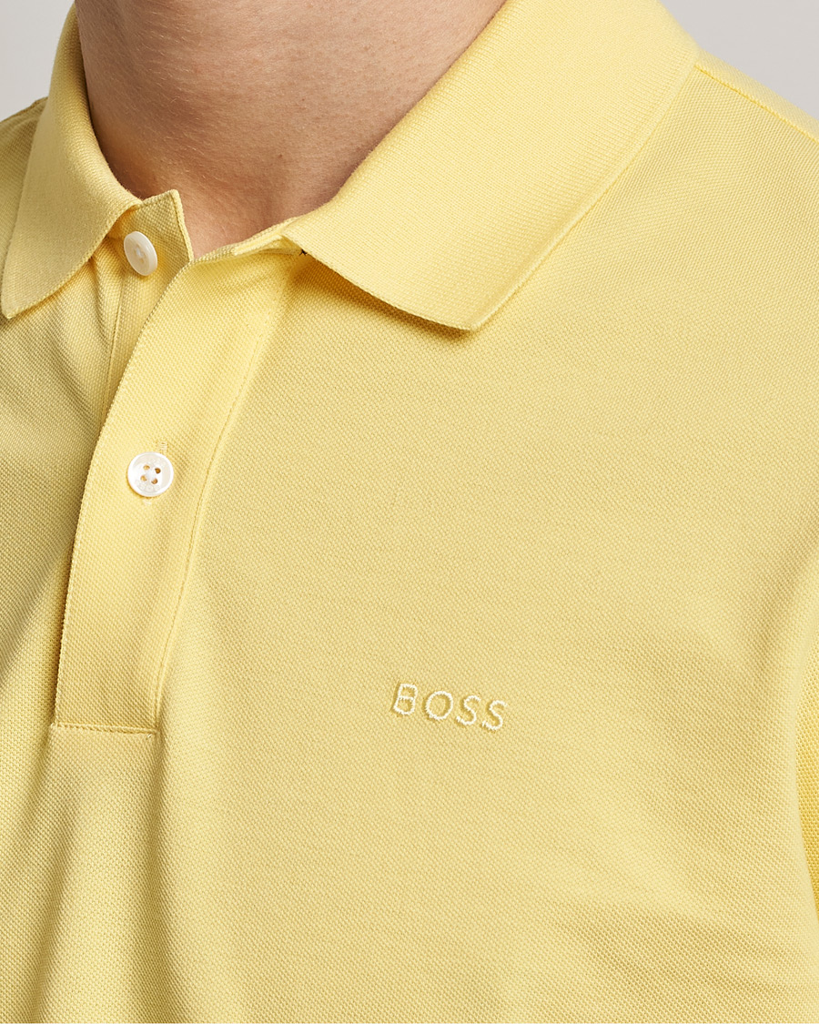 Herren | Poloshirts | BOSS BLACK | Pallas Polo Bright Yellow