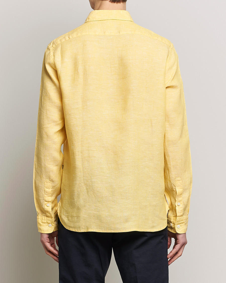Herren | Hemden | BOSS BLACK | Liam Linen Shirt Bright Yellow