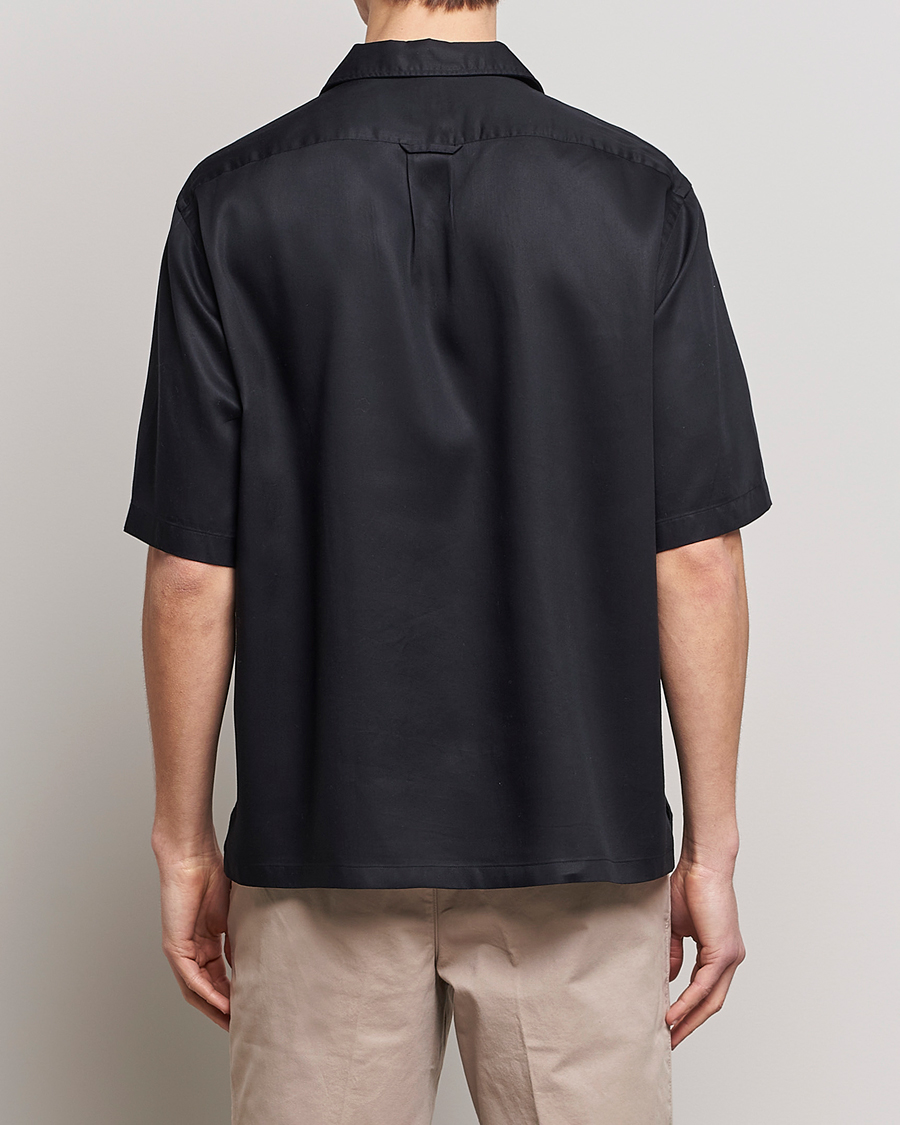 Herren | Hemden | BOSS BLACK | Lars Resort Collar Short Sleeve Black