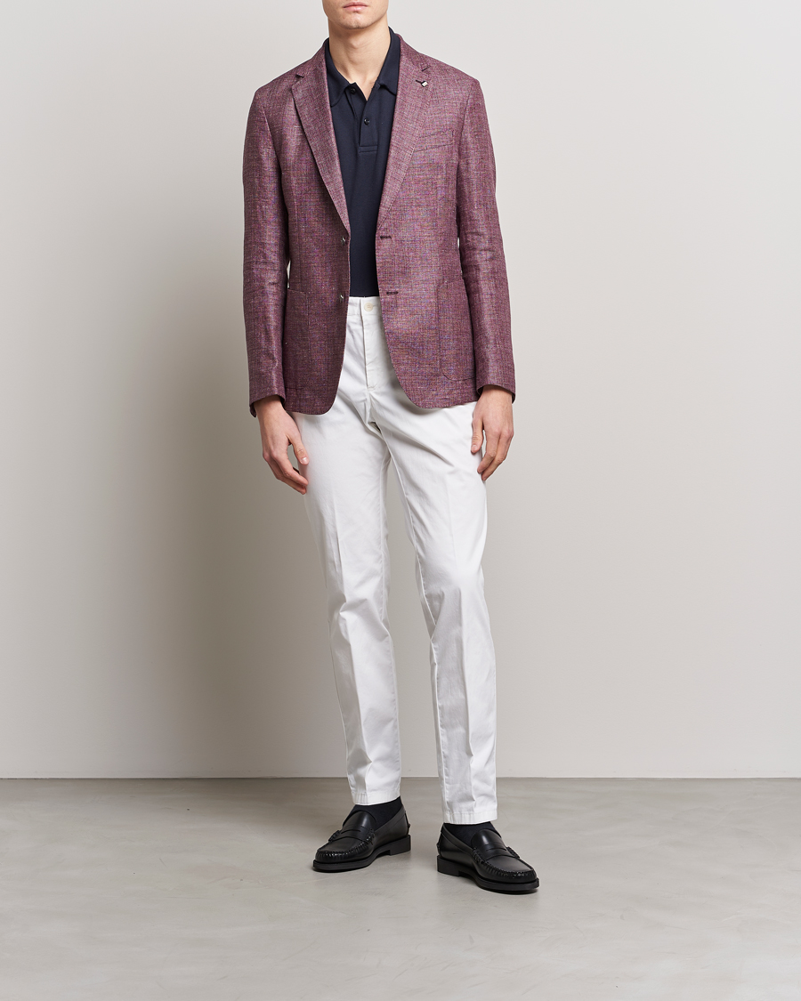 Herren | Hosen | BOSS BLACK | Genius Cotton Trousers White