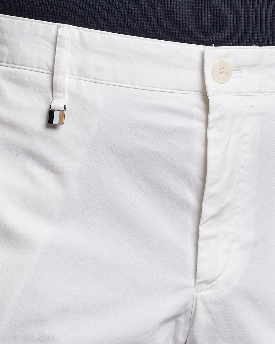 Herren | Hosen | BOSS BLACK | Genius Cotton Trousers White